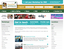 Tablet Screenshot of findschoolworkshops.com