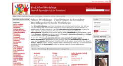 Desktop Screenshot of findschoolworkshops.co.uk